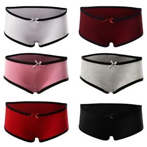 Mesery Bundle Of Six Ultra Soft Hipster Panties - For Girls