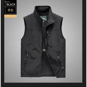 Fashion Men's New Vest Casual Jacket Vest