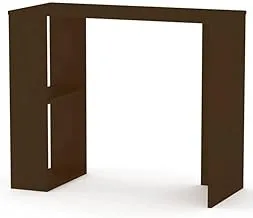 Desk With Racks - Dark Brown