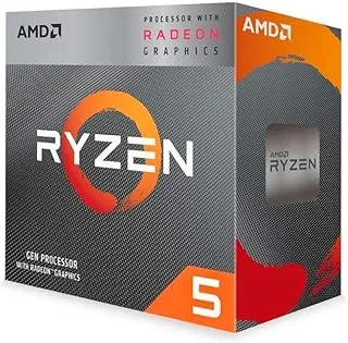 معالج سطح المكتب AMD Ryzen 5 4600G 3.7 جيجا هرتز 8 ميجا بايت AM4 محاصر