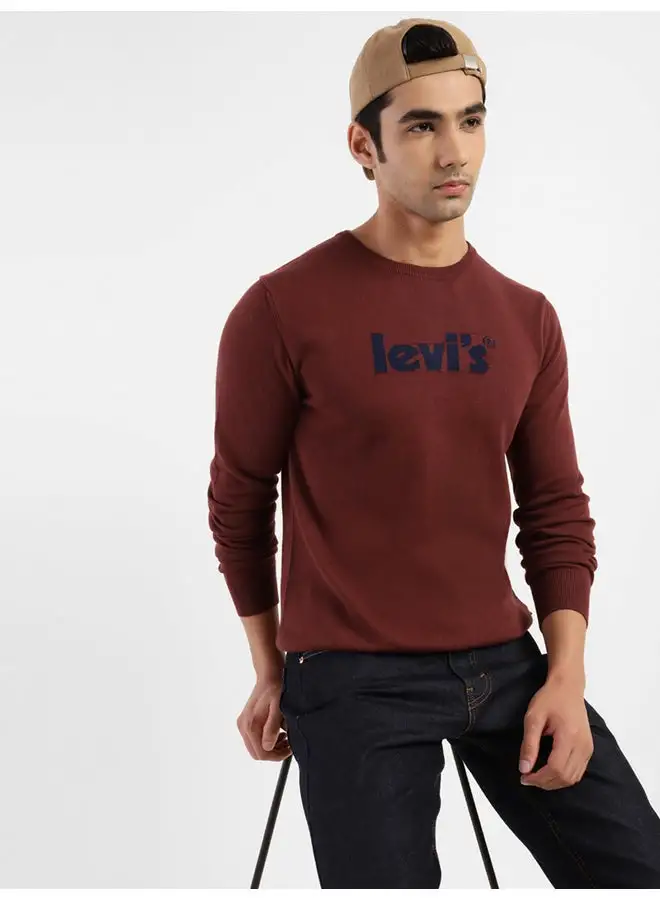 Levi's Men's Brand Logo Crew Neck Sweater