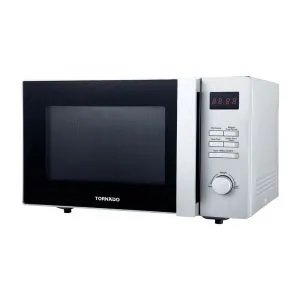 Tornado TMD-25SE-S Microwave Solo 25 Liter 900 Watt 8 Menus - Silver