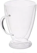 Oxford Double Glass Mug 350 Ml With Heel - SSG058