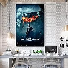 طباعة فائقة الدقة (UHD) لملصق فيلم The Dark Knight PVC غير اللامع ثلاثي الأبعاد بألوان رائعة مطبوعة بدون إطار