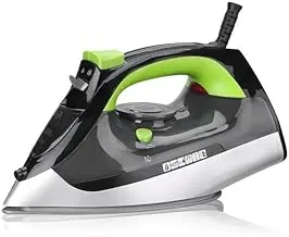 RAF Steam Iron R.1192G, 1400 Watt, 220v, 50Hz, Black