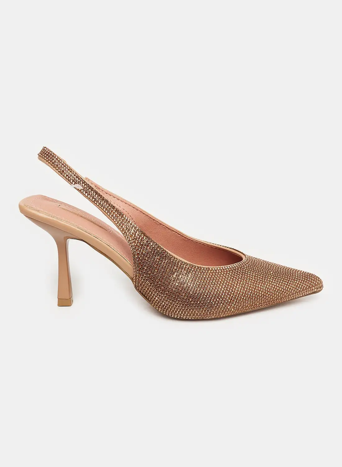 DejaVu Pointed Toecap Fully Beaded Pumps