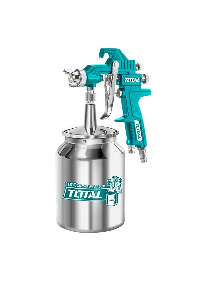 TOTAL Air Spray Gun Upright Metal Multicolour 1.8mm