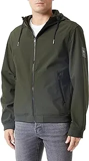 Jack & Jones Men'S Basic Softshell Hood Jacket Rosin, M