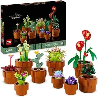 مجموعة بناء LEGO® Icons Tiny Plants 10329 للبالغين (758 قطعة)