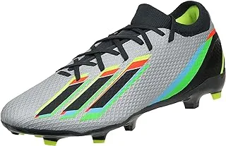 adidas unisex-Adult X Speedportal.3 Firm Ground Boots,Cblack/Solred/Tmsogr