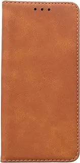 KAU High Quality Leather Flip Cover With Robust Protection Against Drops Impacts For Reno 6 5G - Camel