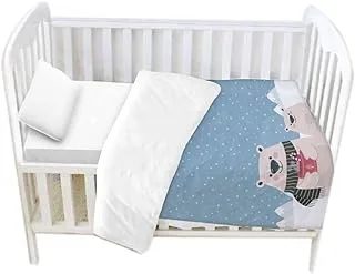 Mamas Gift Bear Bed Cover, Blue