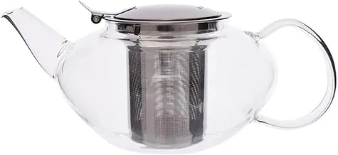 Oxford Double Glass Jug 800 Ml With Stainless Strainer - SSG076