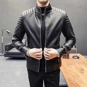 Fashion Men's Business Jacket, New Men's Leather Jacket