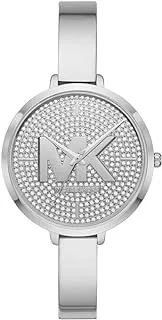 Michael Kors MK4432 Ladies Charley Watch, Silver, MK4432-AMZUK