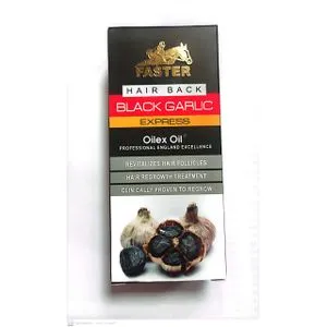 Faster HAIR BACK BLACK GARLIC EXPRESS OILEX OIL 100ML