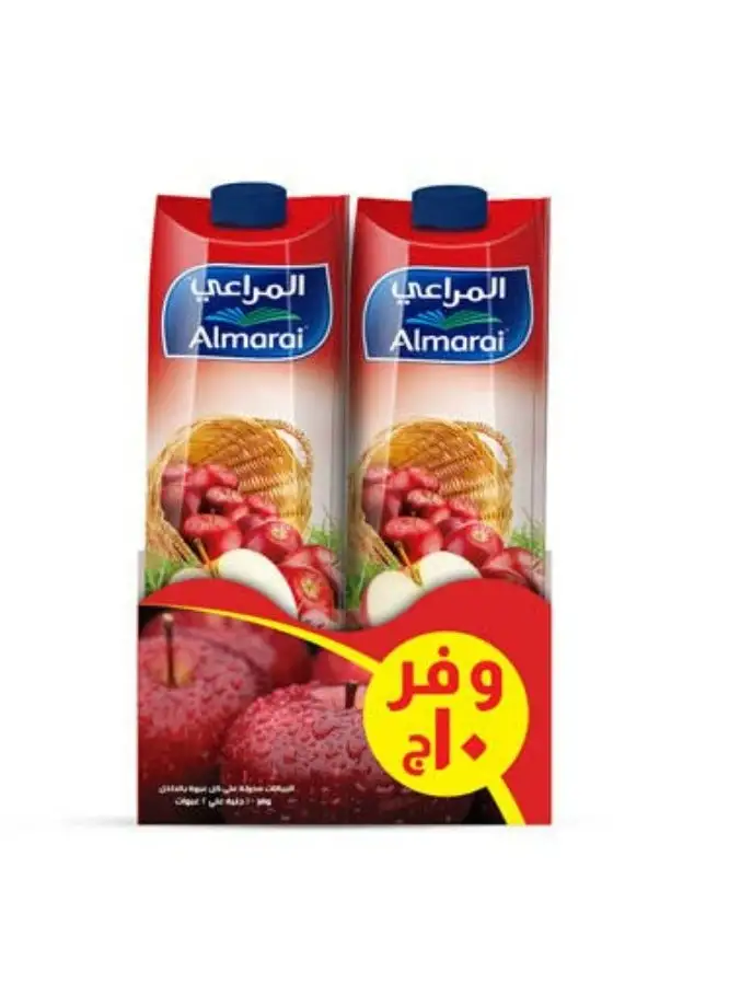 Almarai Apple Juice  1 L -Pack of 2