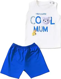 Jockey M M Boys Set Of 2 Pieces Printed Cool Mum Pajama Set