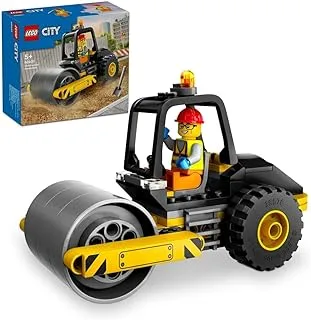 LEGO® City Construction Steamroller 60401 Building Blocks Toy Car Set; Toys for Boys, Girls, and Kids (78 Pieces)