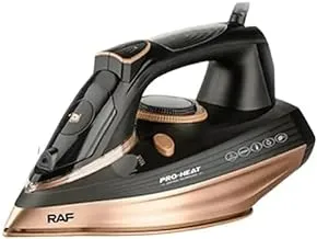 RAF Steam Iron R.1119G, 2200 Watt, 220v, 50Hz, Purple