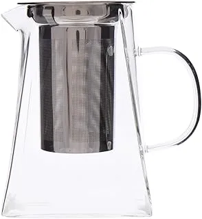 Oxford Double Glass Jug 950 Ml With Stainless Strainer - SSG071