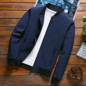 Fashion Men Jackets Mens Coats Fashion Sports Jackets-Blue