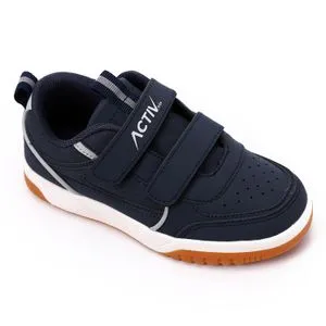 Activ Navy Blue Suede Kids Sneakers