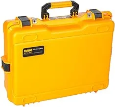 Mano Tough Case MTC 330 Empty Plastic Tool Storage Unit with Plastic Dividers, Yellow