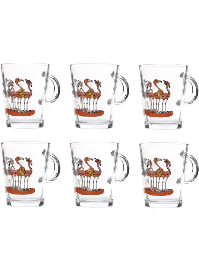 Pasabahce Tribeca Mug 6 Pcs Clear