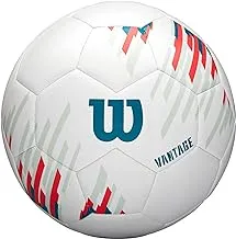 WILSON NCAA Vantage Soccer Ball - Size 5, White/Teal