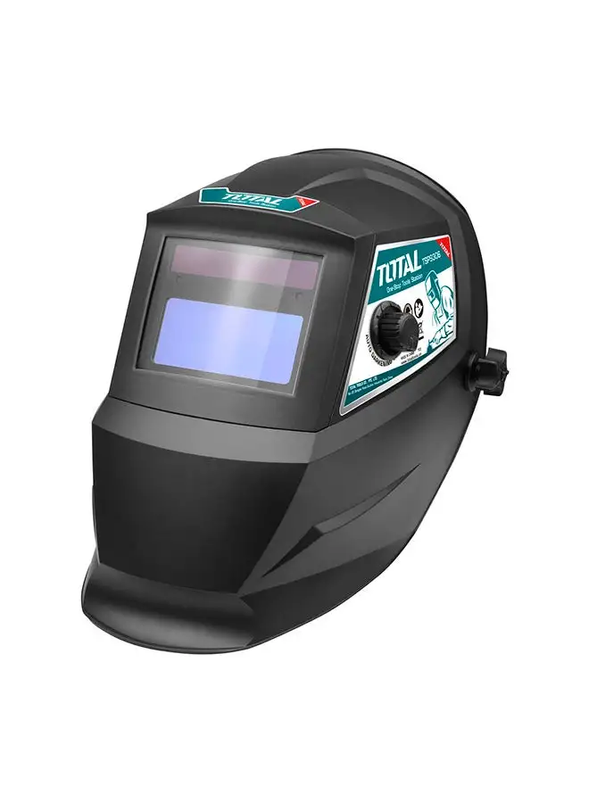 TOTAL Auto Darkening Welding Helmet Teal / Grey 42*92mm