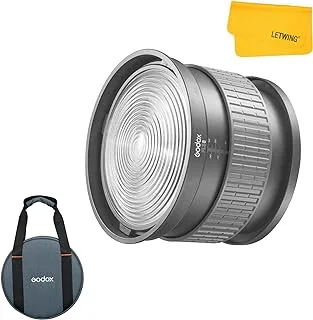 Godox FLS8 Fresnel Lens Focus Spotlight متوافق مع VL300، VL150، SL150WII إلخ. مصابيح الفيديو LED من Bowens