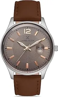 Daniel Klein Analog Grey Dial Men's Watch-DK.1.13071-4, grey, strap