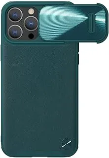 حافظة نيلكين Camshield الجلدية S لهاتف Apple Iphone14 Pro Max 6.7-Exuberant Green