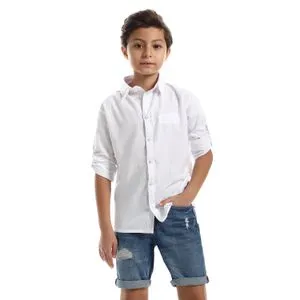 Boys White Shirt - Long Sleeves