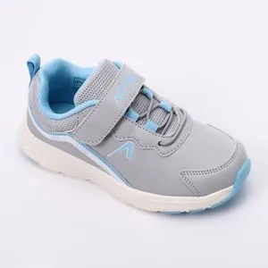 Activ Kids Grey With Touch Of Turquoise Sneakers