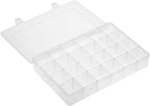 Grids Adjustable Plastic Storage Containers Jewelry Bead Bathroom Organizer Box