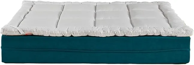 Ricrac Rabana Sofa Bed, Fiber Topper Mattress, 170 cm x 210 cm Size, White