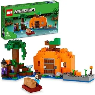 مجموعة ألعاب البناء LEGO® Minecraft® The Pumpkin Farm 21248 (257 قطعة)