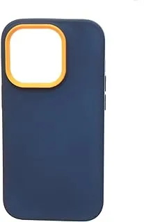 Boter 360 High Quality Back Cover 360 Degree Full Body Protection For Iphone 14 Pro - Navy Yellow