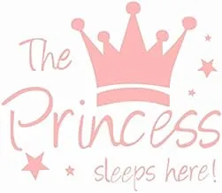 The Princess Words Removable Wall Sticker-Easy To Stick Safe-Pink