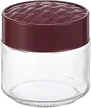 Bager Rattan Jar 300 Cc, Burgundy