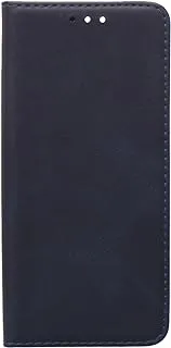 KAU High Quality Leather Flip Cover With Robust Protection Against Drops Impacts For Reno 8 5G - Black