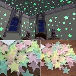 Luminous Stars Glow In The Dark Wall Stickers