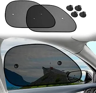 2 PCS Car Accessories Side Window Sun Shade, Glare and UV Rays Protection for Your Child, with Sun UV Protection, Reduce Damage from Direct Bright Sunlight and Heat, Universal Car Window Shade