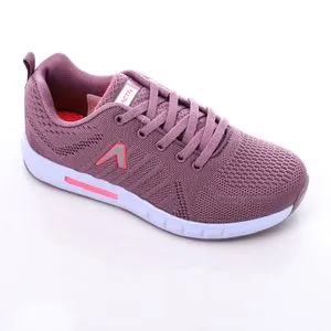 Activ Neon Peach Detail For Mauve Lace Closure Sneakers