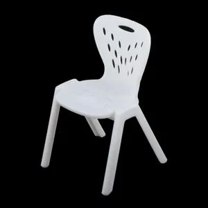 1/10  Dollhouse Modern Living Room Plastic Chair Models White