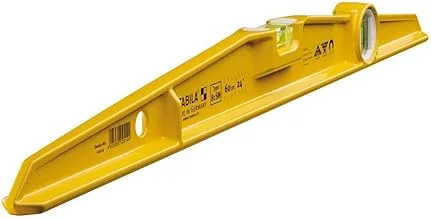 Stabila 02514 81SM ميزان روح مع ملف ألومنيوم مصبوب 2 قارورة/مغناطيس، مقاس 60 سم