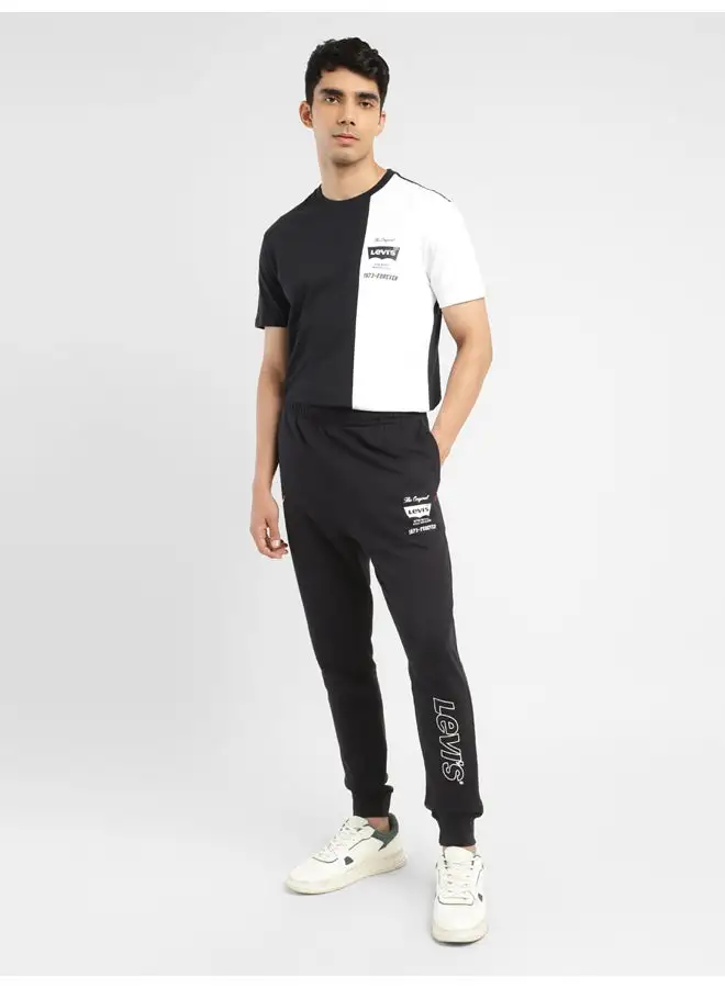 Levi's Men's Black Regular Fit Joggers