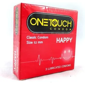 One Touch ONETOUCH 3-Piece Happy Condoms